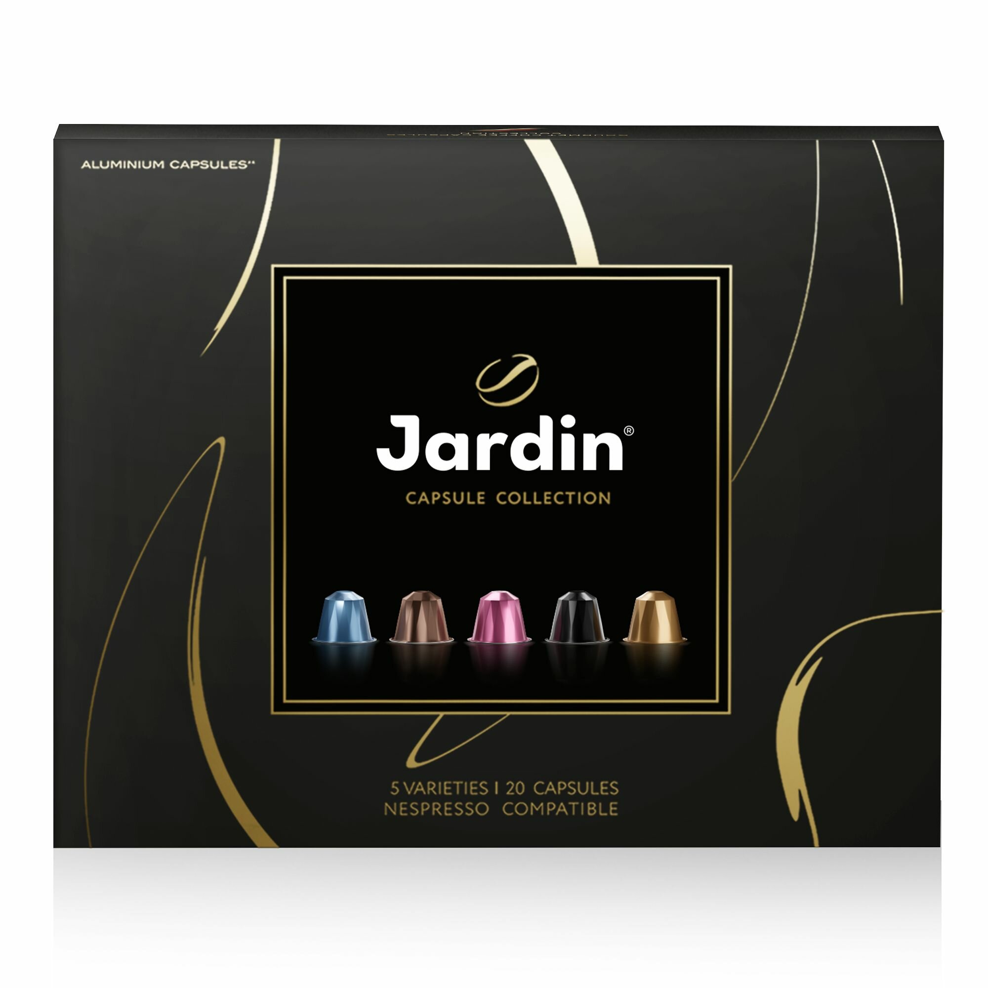 Кофе Jardin в капсулах набор ассорти (5 видов;20 капсул), подарок на 8 марта, подарок на день рождения