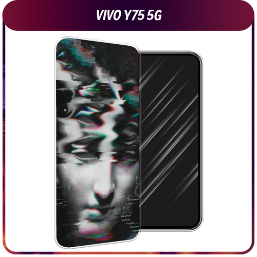 Силиконовый чехол на Vivo Y75 5G / Виво Y75 5G Glitch Art силиконовый чехол на vivo y75 5g виво y75 5g лес 20