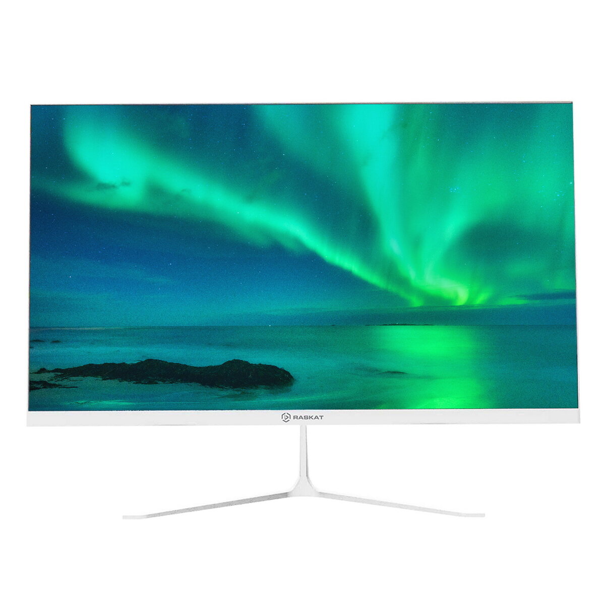 Монитор 24" Raskat I24F10DAW (IPS, 1920*1080, VGA+HDMI+DP, 4ms, 178°/178°, 1000:1, 100Hz) белый