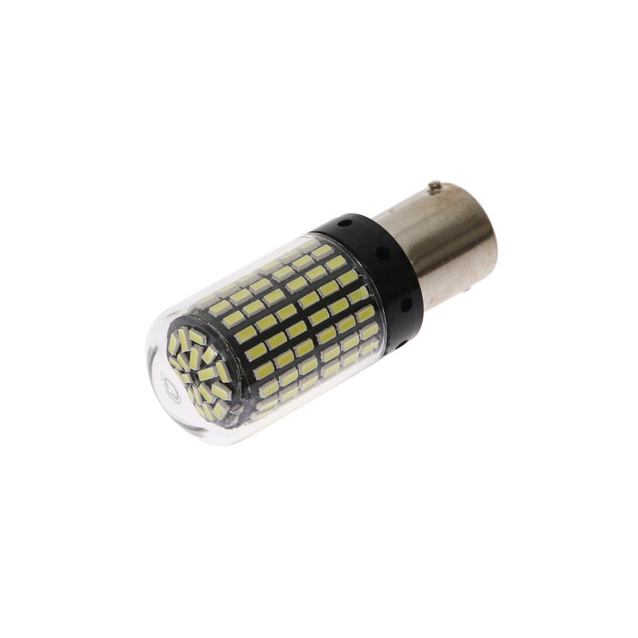 Cartage Автолампа светодиодная P21W 1156, 144 SMD, 12 В, CanBus, свет белый