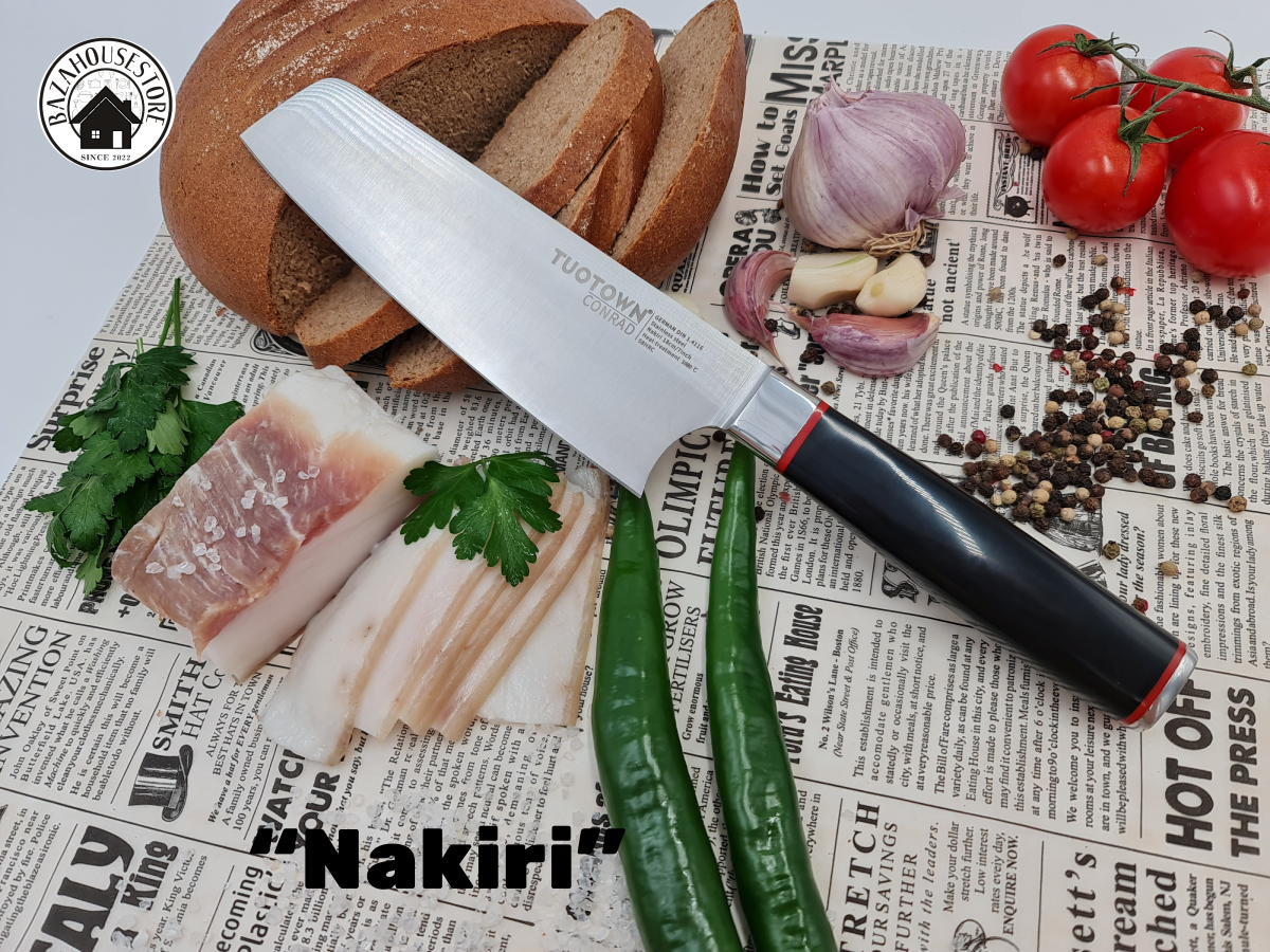 Кухонный нож "Nakiri", клинок 18 см, рукоять ABS, серия Conrad.