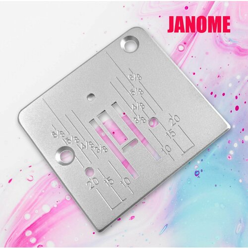 Игольная пластина для бытовой швейной машины JANOME, ELNA. janome 751603802 игольная пластина