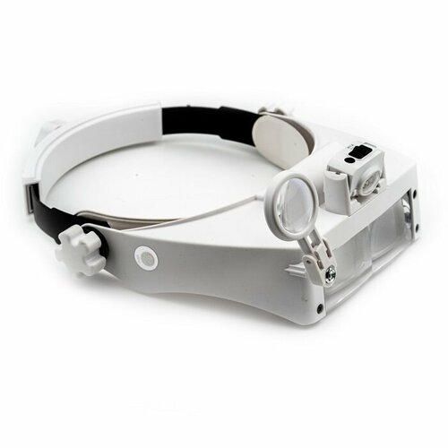 Лупа очки налобная бинокулярная с подсветкой