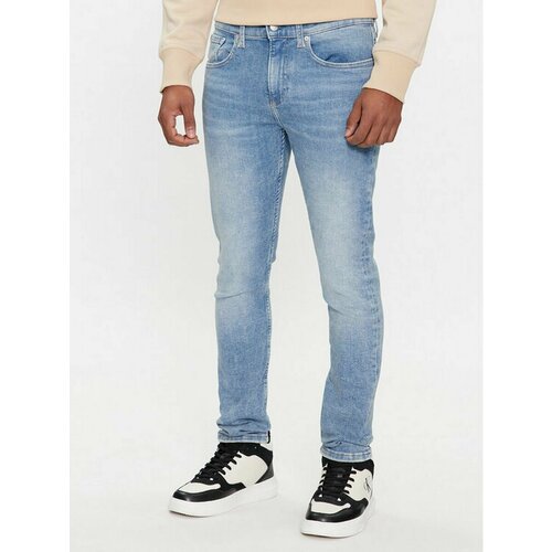 Джинсы Calvin Klein Jeans, размер 32/32 [JEANS], голубой джинсы calvin klein jeans размер 32 32 голубой