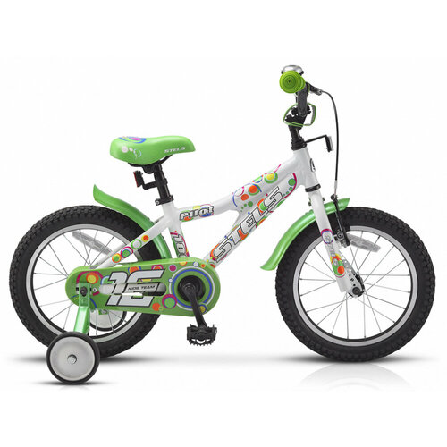 STELS Велосипед Стелс Pilot 180 16 2015 белыйзеленый 1280400₽