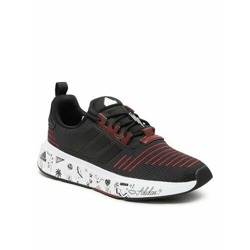 Кроссовки adidas, размер EU 40, черный кроссовки мужские adidas u path run shoes черный