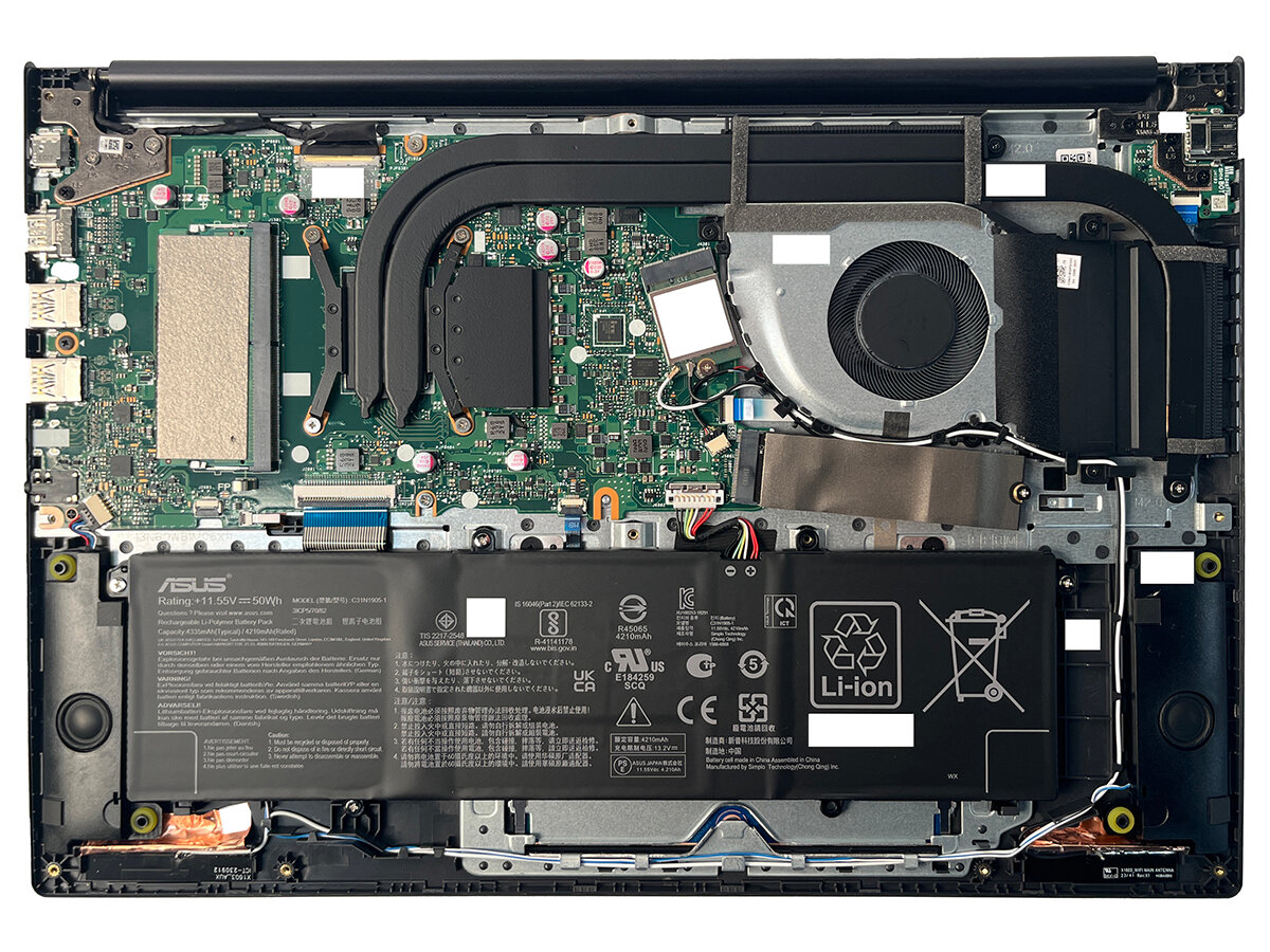 Ноутбук ASUS 90NB1221-M003S0 Ryzen 9 7940HS/16GB/1TB SSD/Radeon graphics/16" WUXGA IPS/DOS/indie black - фото №2