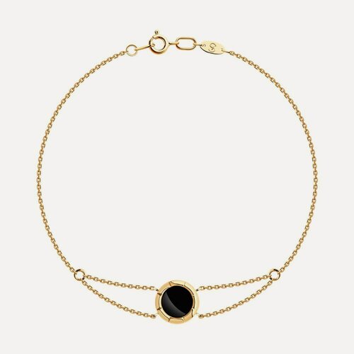 Изображение товара Браслет, красное золото, 585 проба, агат