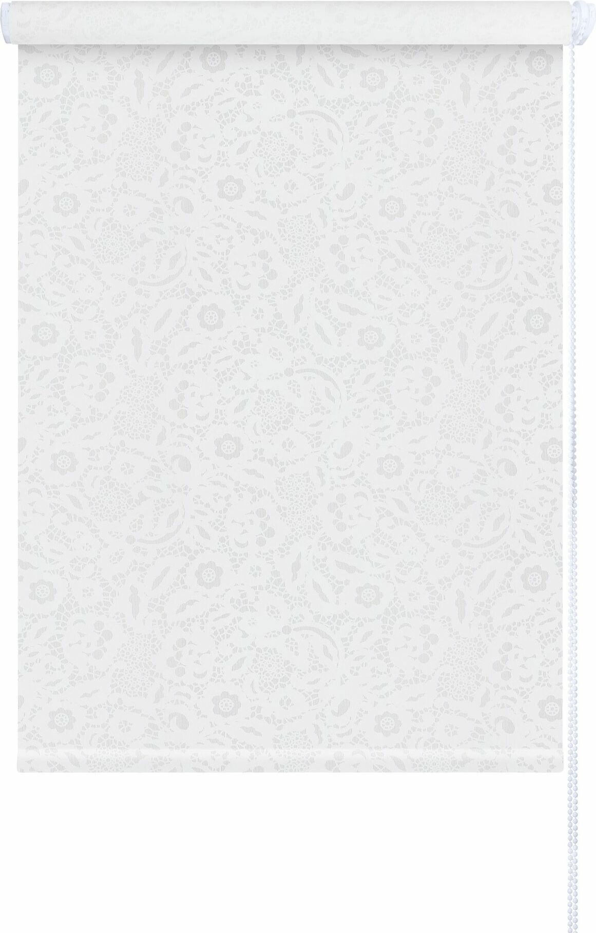 фото Рулонные шторы Legrand Кружево 58082901 160х160 см белые