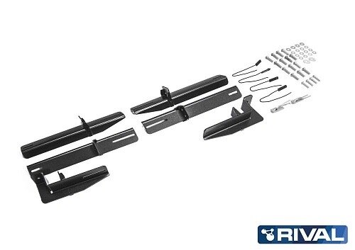 Комплект крепежа к порогам, RIVAL, Mitsubishi ASX 2010-2013-2015 / Mitsubishi Outlander 2007-2010-20, (арт. 9.4005.1)