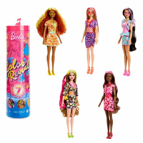 Кукла Barbie Фруктовая в непрозрачной упаковке (Сюрприз) HJX49 кукла barbie сочные фрукты эрдбирлимонад в непрозрачной упаковке сюрприз