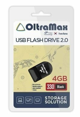 USB флэш-накопитель (OLTRAMAX OM-4GB-330-Black)