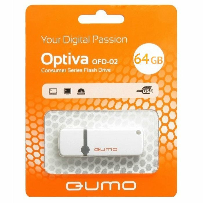 USB Flash накопитель 64Gb QUMO Optiva 02 White