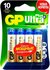 Батарейка GP LR6/AA Ultra Plus Alkaline BL8 GP15AUP-2CR8, 8шт.
