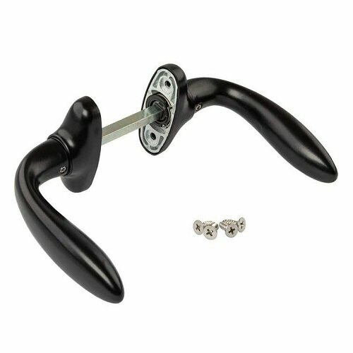 Нажимной гарнитур раздельный STUBLINA 1032.20.313 черный (RAL 9005)