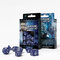 Cobalt & white Dice Set