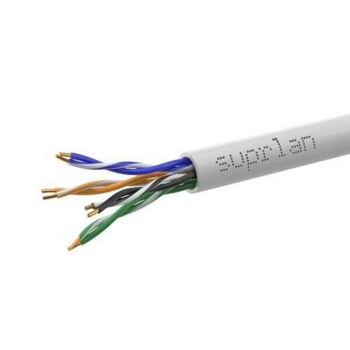 кабель витая пара u utp кат 5e 4х2х24awg solid cu pvc standart м suprlan 01 0328 9 Кабель витая пара U/UTP кат.5E 4х2х24AWG solid CU PVC Standart (м) SUPRLAN 01-0328-9