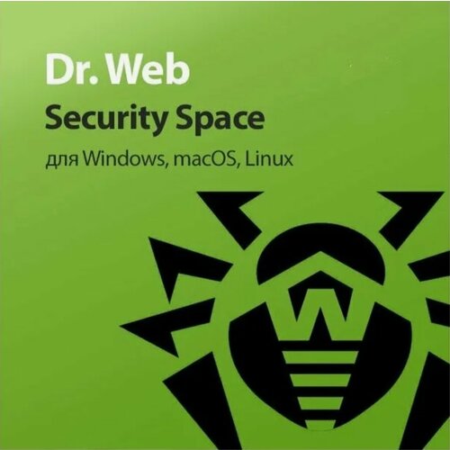 Антивирус Dr.Web Security Space (1 устройство, 1 год) антивирус доктор веб dr web security space 1 год 2 пк лицензионный ключ активации новая лицензия dr web работает в россии и снг