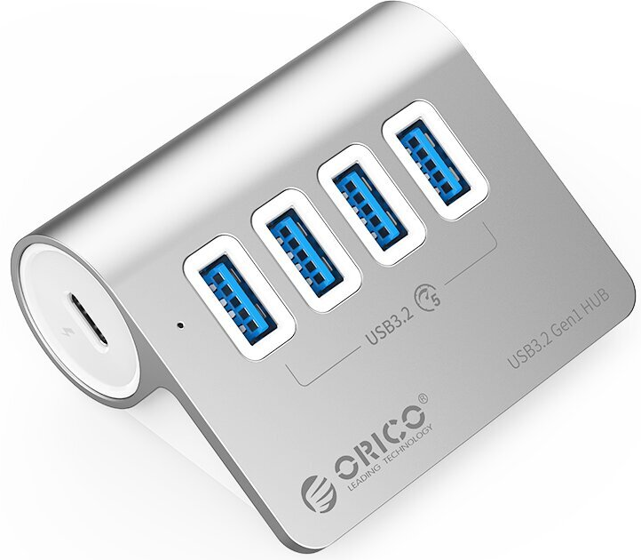 USB-концентратор Orico M3U4-05-SV-BP Silver (ORICO-M3U4-05-SV-BP)