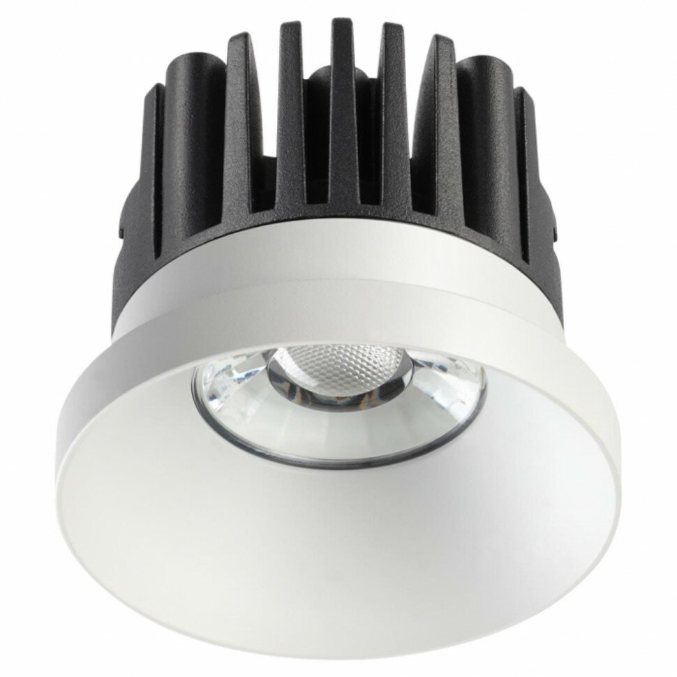 Novotech 357585 SPOT NT18 287 белый Встраиваемый светильник IP44 LED 3000K 10W 100-265V METIS