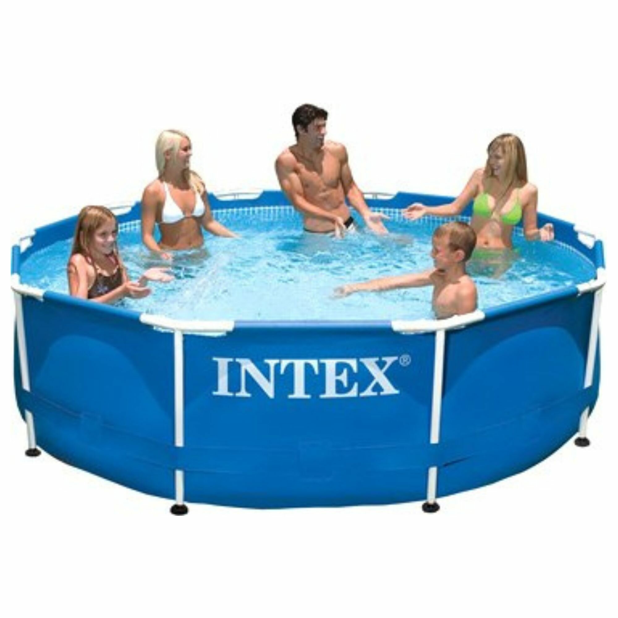 Бассейн каркасный Intex Metal Frame, 305x76 см, 4485 л, 28200 — фото 1