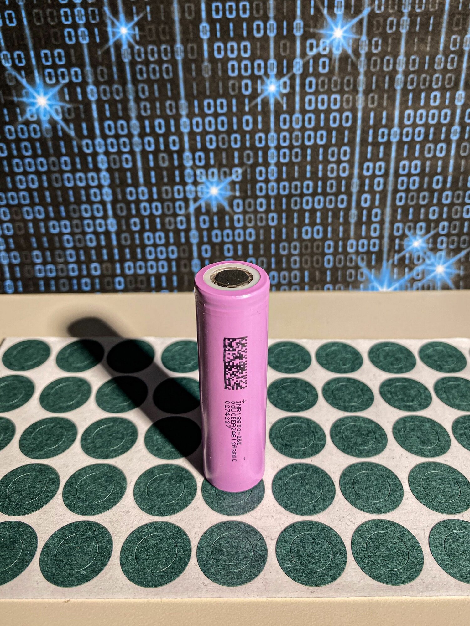 Аккумулятор 18650 DMECG INR18650-26E 2600mAh 5C(13A) 3.6-4.2V сопротивление 17-18mOm продукт категории А 10шт — фото 1