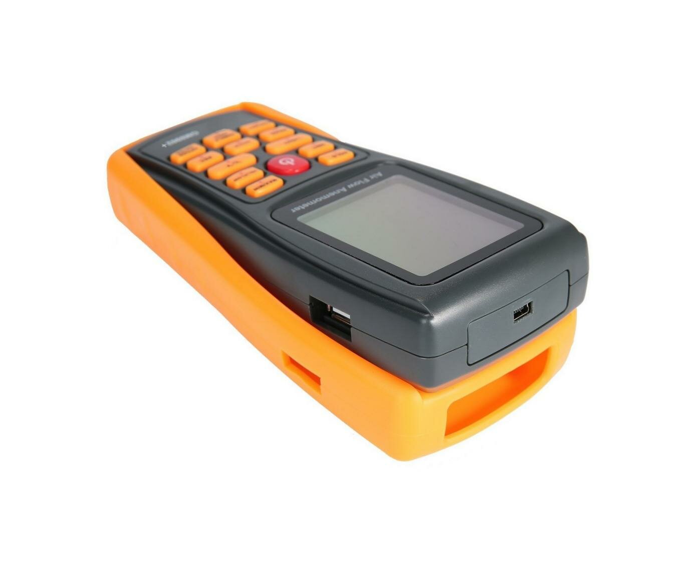 Изображение Анемометр термометр цифровой GM8902+ HT (black) - термоанемометр портативный. Портативный аппарат для измерения скорости ветра с ЖК дисплеем