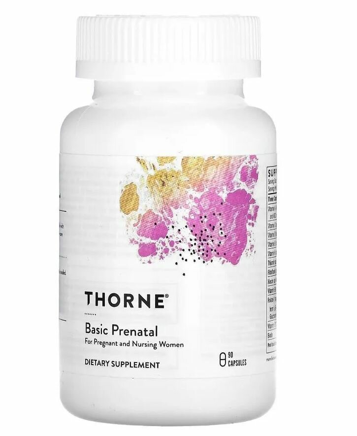 Thorne Research, Basic Prenatal, торн пренатал, пищевая добавка фото