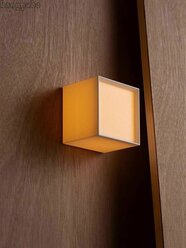 Настенный светильник из японской ткани