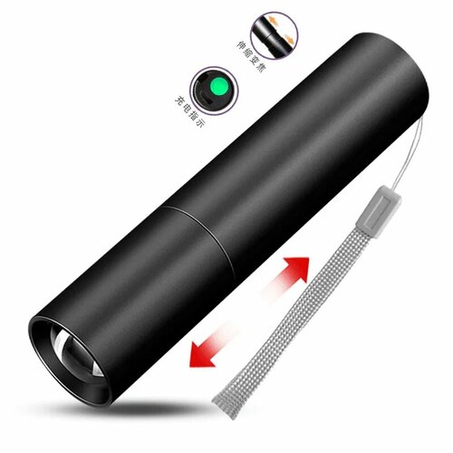Xiaomi Mini Flashlight USB Rechargeable LED Flashlight Black Черный 425₽