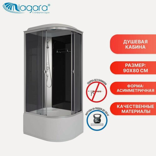 Изображение товара Душевая кабина Niagara Eco E90/80/40L/TN (900х800х2150) 4 места