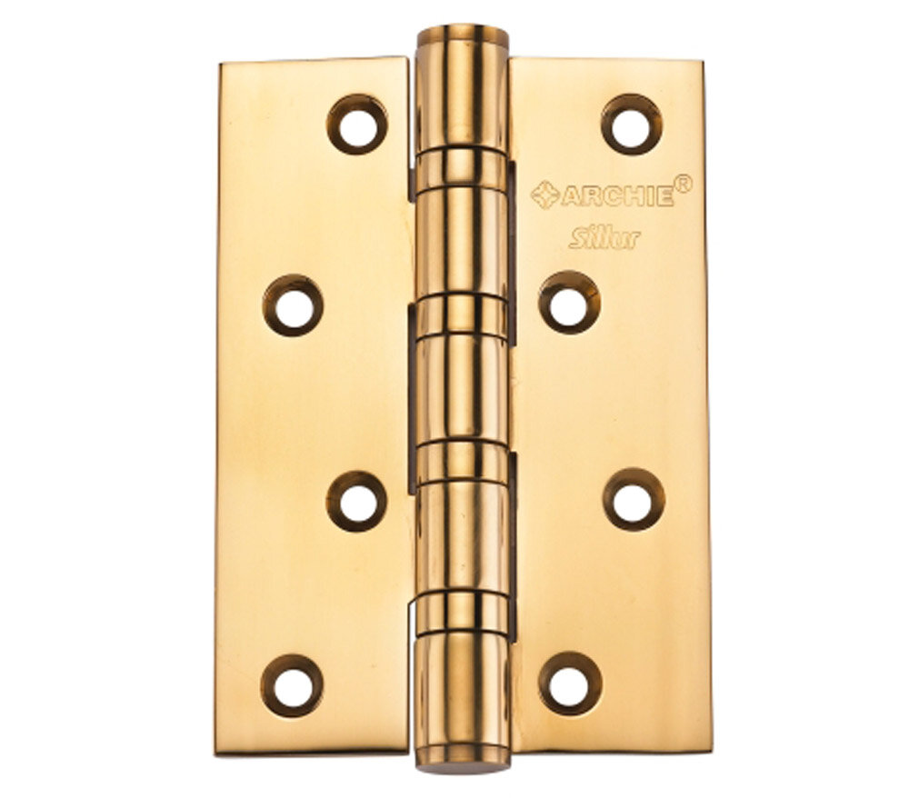 Петли дверные А010-C 100x70x3-4BB P золото универсальная