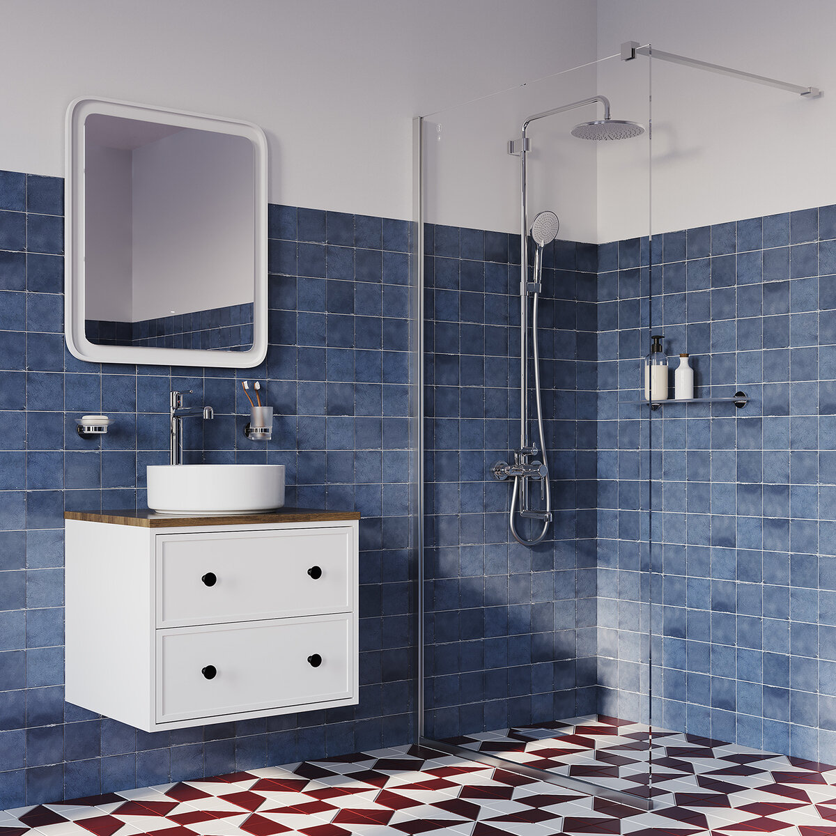 Cмеситель для раковины и умывальника IDDIS Aiger AIGSB01i01 настольный хром — фото 1