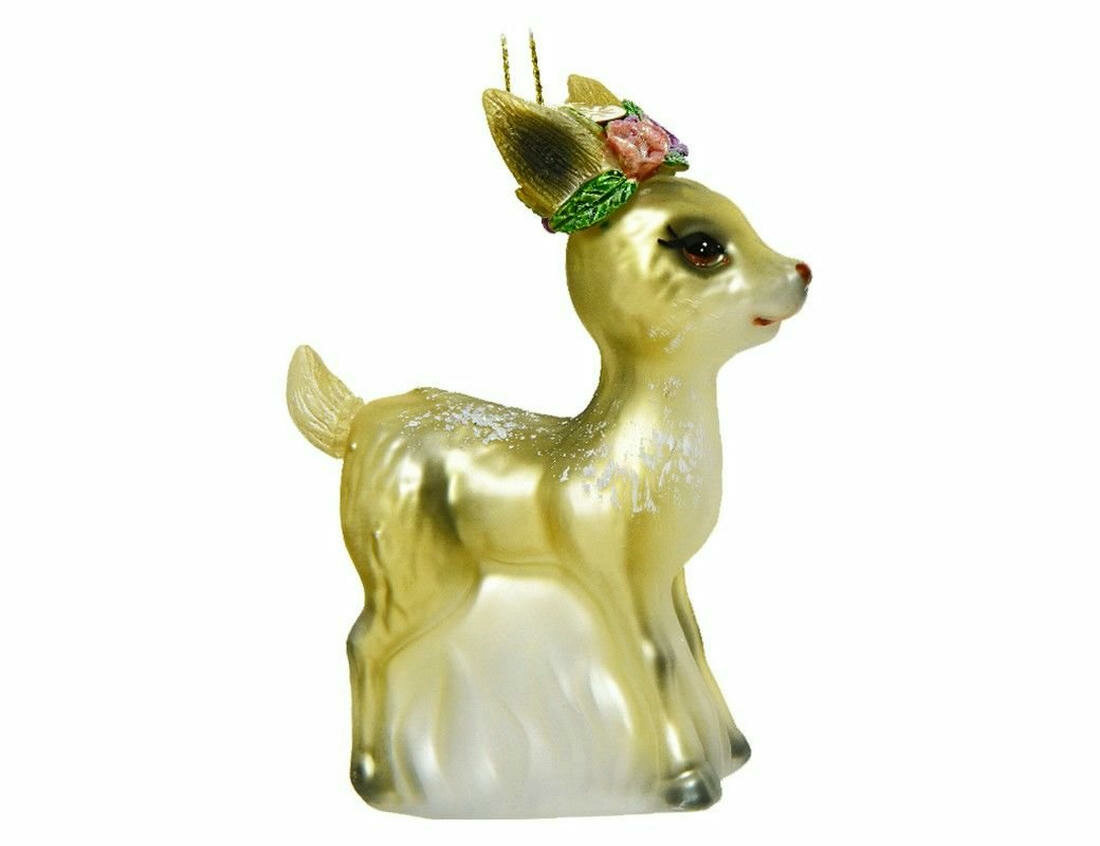 Ёлочная игрушка, стеклянный, 9 см, Kaemingk