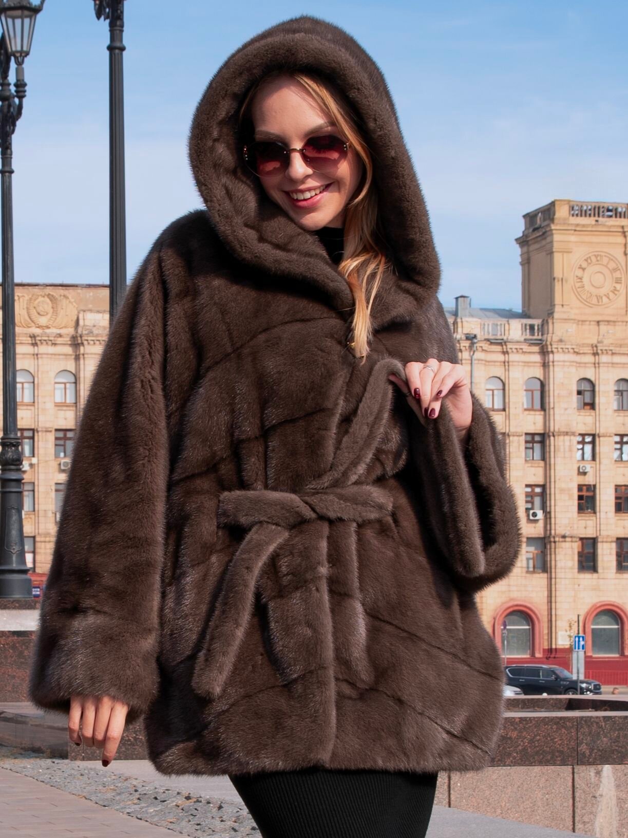 Шуба Норковый рай, размер 48-52