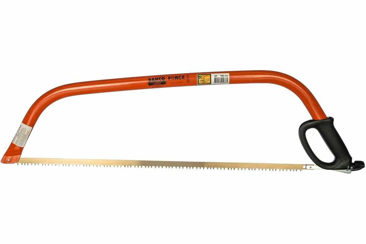 Лучковая пила 530 mm с полотном для сырой древесины Ergo BAHCO SE-16-21-23