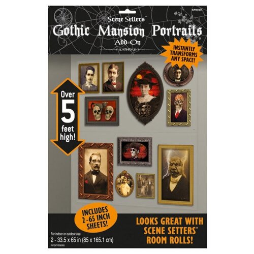 фото Набор декораций для стен, жуткая картинная галерея (цв: разноцветный ) артэ