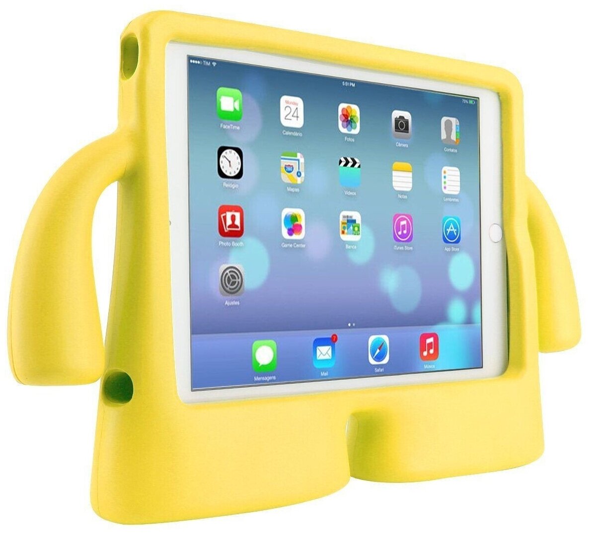 Детский чехол "Happy Hands" для iPad Air/Air2/Pro 9.7(подходит для всех iPad с диагональю 97) лимонный
