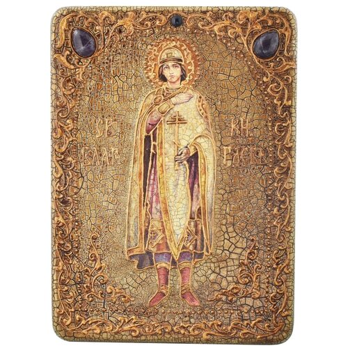 Икона Святой благоверный князь Глеб 21 х 29 см