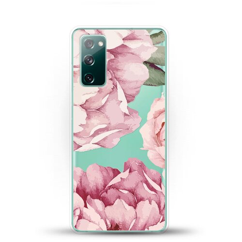 фото Силиконовый чехол пионы на samsung galaxy s20fe (fan edition) andy & paul