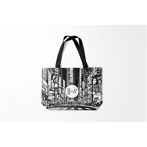 фото Сумка-шоппер / 46х35 см / рок / twenty one pilots burnettie