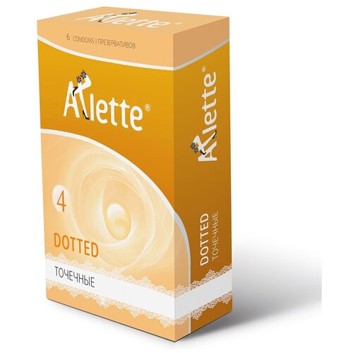 Arlette Презервативы Arlette Dotted с точечной текстурой - 6 шт.