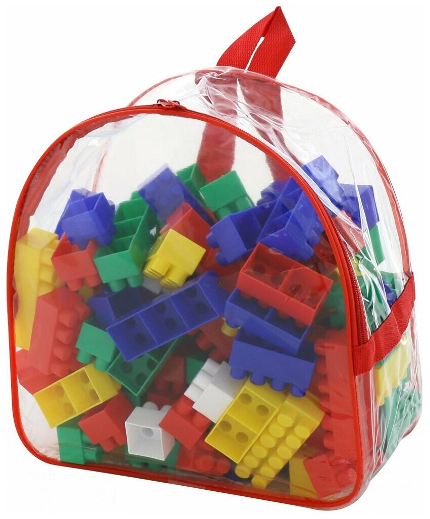 конструктор 'гигант' (100 элементов) (в рюкзаке)