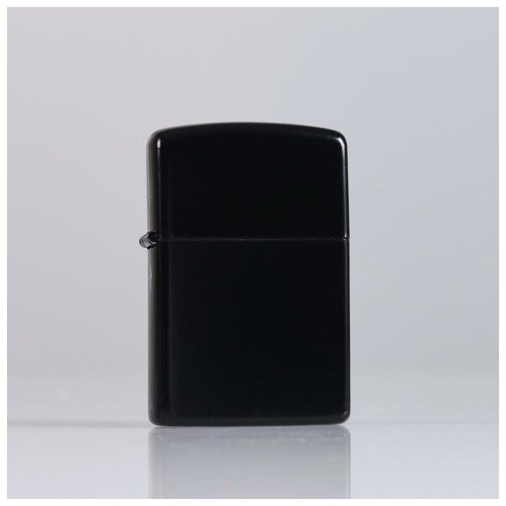 Зажигалка бензиновая "Классика", кремний, 1 х 4 х 5.5 см, черная - фотография № 1