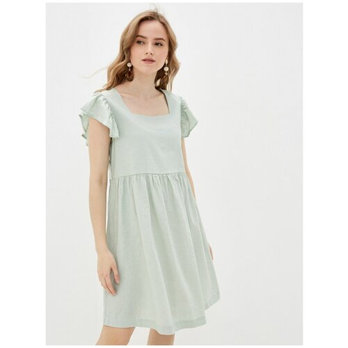 фото Короткое платье incity, цвет ментоловый, размер l