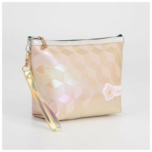 фото Косметичка на молнии, цвет золотистый нет бренда