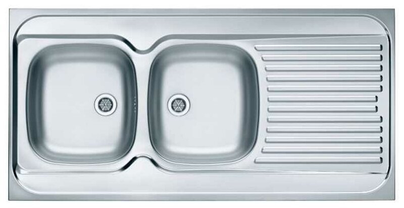 Кухонная мойка ALVEUS CLASSIC 100 NAT-60 1200X6002X левая
