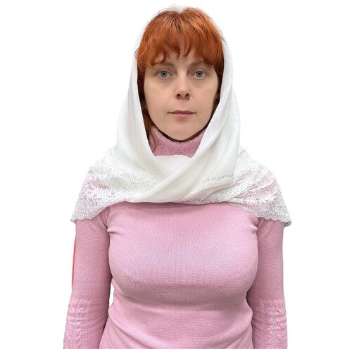 фото Платок косынка для крещения в церковь россия