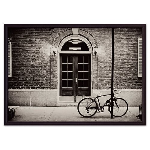 фото Постер в рамке велосипед 40х60 см дом корлеоне