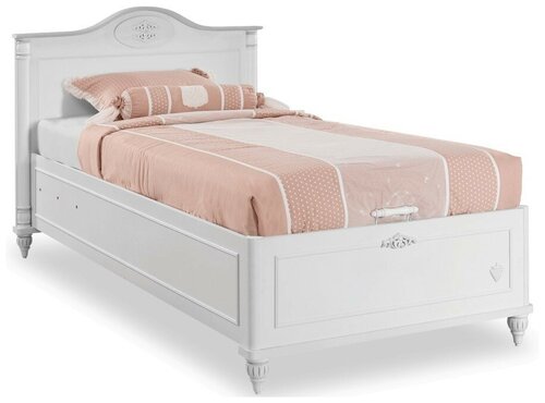 Кровать с фигурным изголовьем и подъемным механизмом Romantic Cilek